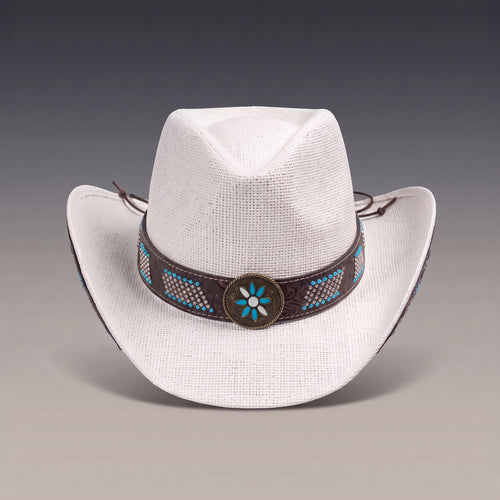 Chapeau de Cowboy en Paille - L'Azure