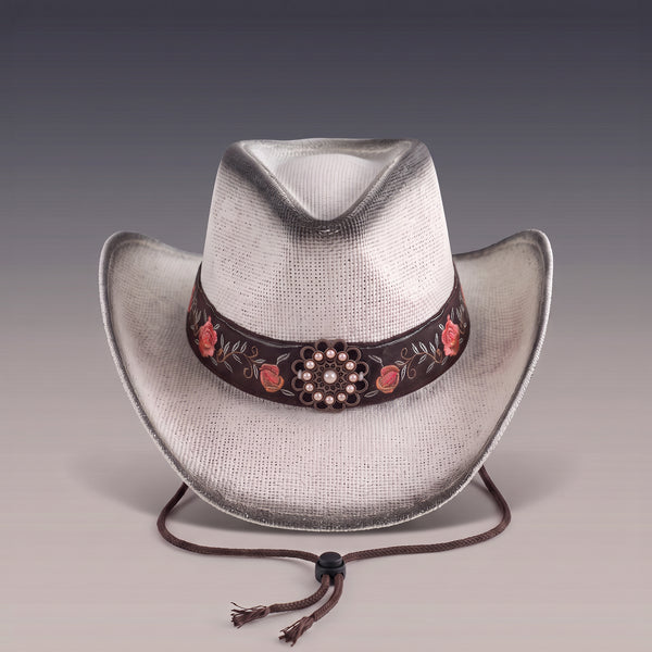 Chapeau de Cowboy en Paille - Le Rosalia