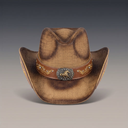 Chapeau de Cowboy en Paille - Le Rodéo