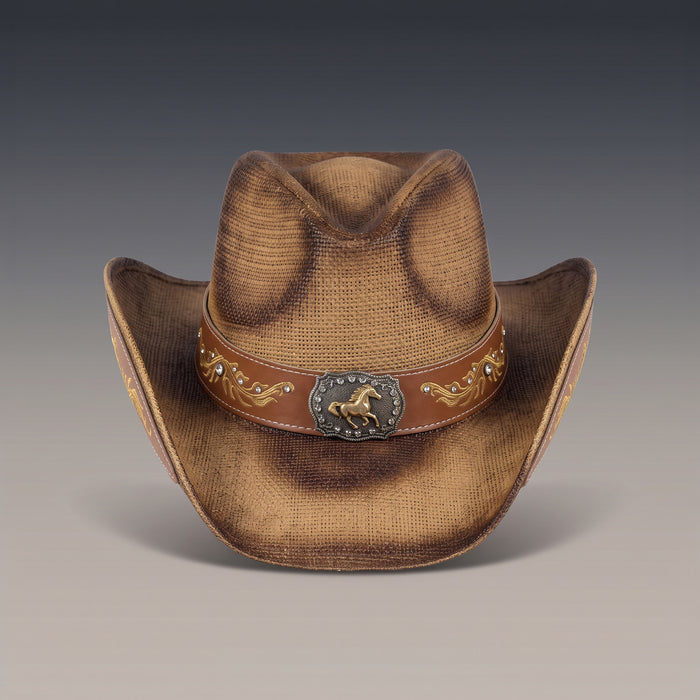 Chapeau de Cowboy en Paille - Le Rodéo