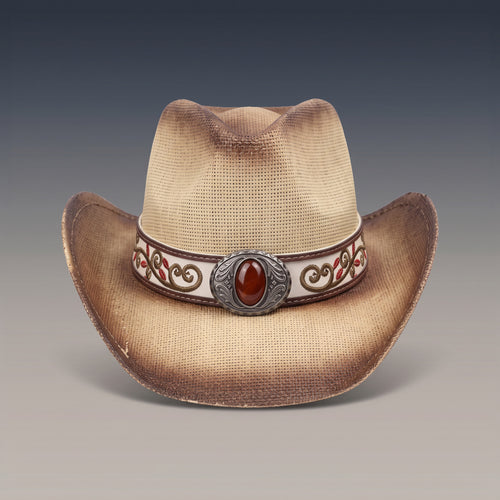 Chapeau de Cowboy en Paille - Le Santa Rosa