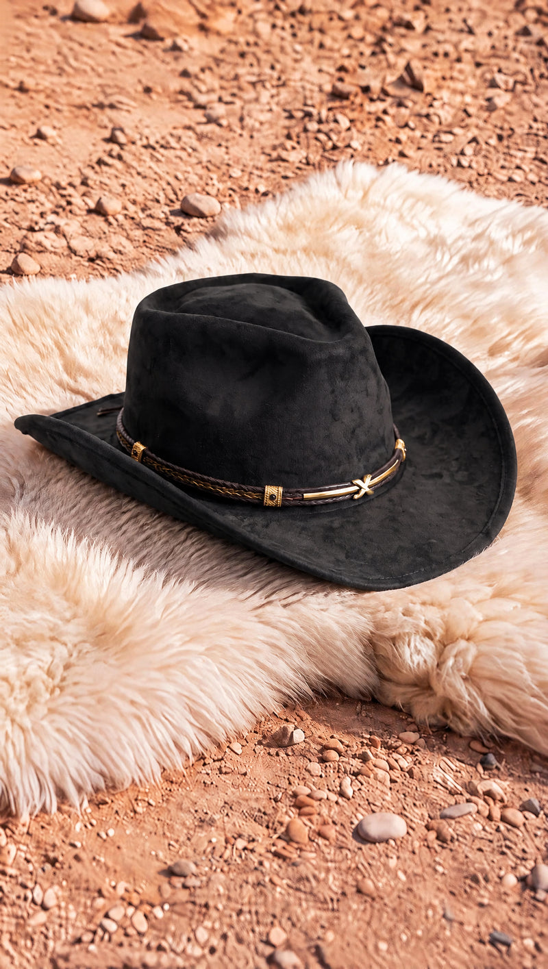 Chapeaux raffinés : chapeau de cowboy en feutre